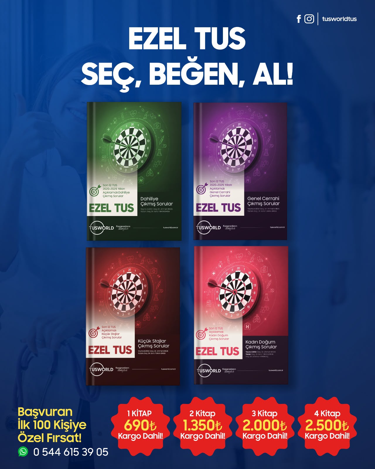 EZEL TUS ÇIKMIŞ SORULAR - SEÇ, BEĞEN, AL!